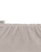 Lionelo Set 2 cearceafuri cu elastic AlbBej 120x60 cm din bambus