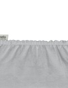 Lionelo Set 2 cearceafuri cu elastic AlbGri 120x60 cm din bambus