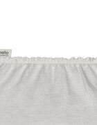 Lionelo Set 2 cearceafuri cu elastic AlbGri 120x60 cm din bambus