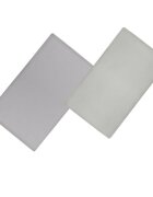 Lionelo Set 2 cearceafuri cu elastic AlbGri 120x60 cm din bambus