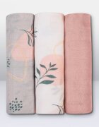 Lionelo Set 3 museline Leaf din bambus 70x70 cm Multicolor