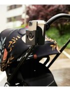 Lionelo Suport universal pentru biberonpahar si telefon Ove Cu sistem de rotire 360 Negru