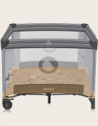 Lionelo Tarc de joaca copii Bonnie 100 x 100 cm gri deschis