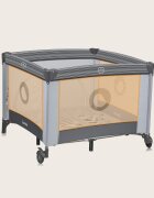 Lionelo Tarc de joaca copii Bonnie 100 x 100 cm gri deschis