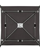 Lionelo Tarc de joaca copii Bonnie 100 x 100 cm gri inchis