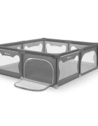 Lionelo Tarc de joaca copii Willow XL 180x200 cm pliere compacta gri