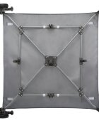 Lionelo Tarc de joaca Lene cu roti 100 x 100 cm Grey Scandi