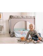 Lionelo Tarc de joaca Lene cu roti 100 x 100 cm Grey Scandi