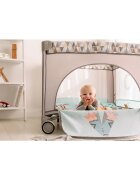 Lionelo Tarc de joaca Lene cu roti 100 x 100 cm Grey Scandi