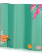 Lionelo Tarc de joaca Mille Plus Verde pliabil include saltea 4 jucarii cu velcro manere textile 100x100x77 cm