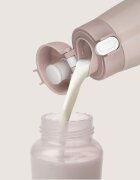 Lionelo Termos inteligent cu incalzire ThermUp Bottle Roz nude mentine temperatura constructie vidata cu 5 straturi capacitate 350 ml USB-C 5 setari de temperatura 37-55C