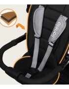 Lionelo Tricicleta pentru copii Berry Gri 2 in 1 multifunctionala rotire 360 grade functie de roata libera utilizare pana la 5 ani constructie din otel conform cu standardul EN71
