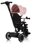 Lionelo Tricicleta pentru copii Berry Roz 2 in 1 multifunctionala rotire 360 grade functie de roata libera utilizare pana la 5 ani constructie din otel conform cu standardul EN71