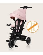 Lionelo Tricicleta pentru copii Berry Roz 2 in 1 multifunctionala rotire 360 grade functie de roata libera utilizare pana la 5 ani constructie din otel conform cu standardul EN71