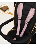 Lionelo Tricicleta pentru copii Berry Roz 2 in 1 multifunctionala rotire 360 grade functie de roata libera utilizare pana la 5 ani constructie din otel conform cu standardul EN71