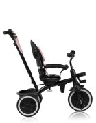 Lionelo Tricicleta pentru copii Berry Roz 2 in 1 multifunctionala rotire 360 grade functie de roata libera utilizare pana la 5 ani constructie din otel conform cu standardul EN71