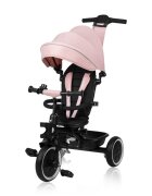 Lionelo Tricicleta pentru copii Berry Roz 2 in 1 multifunctionala rotire 360 grade functie de roata libera utilizare pana la 5 ani constructie din otel conform cu standardul EN71