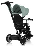 Lionelo Tricicleta pentru copii Berry Verde 2 in 1 multifunctionala rotire 360 grade functie de roata libera utilizare pana la 5 ani constructie din otel conform cu standardul EN71
