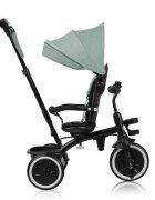 Lionelo Tricicleta pentru copii Berry Verde 2 in 1 multifunctionala rotire 360 grade functie de roata libera utilizare pana la 5 ani constructie din otel conform cu standardul EN71
