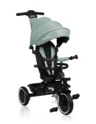 Lionelo Tricicleta pentru copii Berry Verde 2 in 1 multifunctionala rotire 360 grade functie de roata libera utilizare pana la 5 ani constructie din otel conform cu standardul EN71