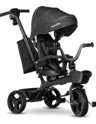 Lionelo Tricicleta pentru copii Kori Grey Stone cu scaun reversibil rotire 360 grade ultrapliabila suport de picioare control al directiei conform cu standardul european de securitate EN71