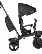 Lionelo Tricicleta pentru copii Kori Grey Stone cu scaun reversibil rotire 360 grade ultrapliabila suport de picioare control al directiei conform cu standardul european de securitate EN71