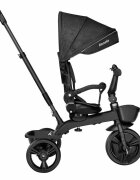 Lionelo Tricicleta pentru copii Kori Grey Stone cu scaun reversibil rotire 360 grade ultrapliabila suport de picioare control al directiei conform cu standardul european de securitate EN71