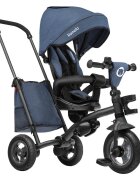 Lionelo Tricicleta pentru copii Tris Albastru Ultrapliabila Multifunctionala Mecanism de pedalare libera Suport picioare Control al directiei Scaun reversibil Rotire 360 grade Conform cu standardul european de securitate EN71