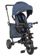Lionelo Tricicleta pentru copii Tris Albastru Ultrapliabila Multifunctionala Mecanism de pedalare libera Suport picioare Control al directiei Scaun reversibil Rotire 360 grade Conform cu standardul european de securitate EN71