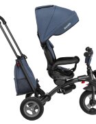 Lionelo Tricicleta pentru copii Tris Albastru Ultrapliabila Multifunctionala Mecanism de pedalare libera Suport picioare Control al directiei Scaun reversibil Rotire 360 grade Conform cu standardul european de securitate EN71