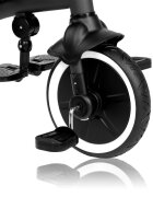 Lionelo Tricicleta pentru copii Tris Plus Gri Ultrapliabila Multifunctionala Pana la 25 kg Inclinare spatar in fata si in spate Suport picioare Control al directiei Scaun reversibil Rotire 360 grade Conform cu EN71