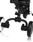 Lionelo Tricicleta pentru copii Tris Plus Roz Ultrapliabila Multifunctionala Pana la 25 kg Inclinare spatar in fata si in spate Suport picioare Control al directiei Scaun reversibil Rotire 360 grade Conform cu EN71