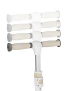 Lionelo Trotineta Franky bej 3 roti cu LED multifunctionala pliabila scaun reglabil si detasabil ghidon reglabil greutate suportata 50 kg