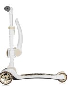 Lionelo Trotineta Franky bej 3 roti cu LED multifunctionala pliabila scaun reglabil si detasabil ghidon reglabil greutate suportata 50 kg