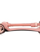 Lionelo Trotineta Franky roz cu 3 roti LED multifunctionala pliabila scaun reglabil si detasabil ghidon reglabil greutate suportata 50 kg