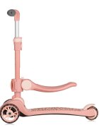 Lionelo Trotineta Franky roz cu 3 roti LED multifunctionala pliabila scaun reglabil si detasabil ghidon reglabil greutate suportata 50 kg