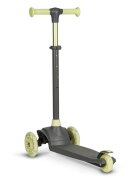 Lionelo Trotineta pentru copii Jessy Verde cu 3 roti LED ghidon reglabil pliabila platforma antiderapanta greutate suportata 50 kg