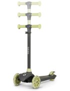 Lionelo Trotineta pentru copii Jessy Verde cu 3 roti LED ghidon reglabil pliabila platforma antiderapanta greutate suportata 50 kg