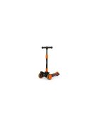 Lionelo Trotineta Timy PortocaliuNegru cu 3 roti LED ghidon reglabil pliabila platforma antiderapanta greutate suportata 50 kg varsta 3 ani+