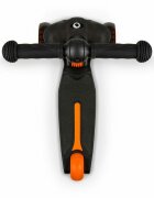 Lionelo Trotineta Timy PortocaliuNegru cu 3 roti LED ghidon reglabil pliabila platforma antiderapanta greutate suportata 50 kg varsta 3 ani+