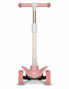 Lionelo Trotineta Timy Roz cu 3 roti LED ghidon reglabil pliabila platforma antiderapanta greutate suportata 50 kg varsta 3 ani+