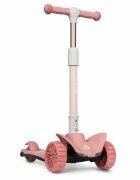 Lionelo Trotineta Timy Roz cu 3 roti LED ghidon reglabil pliabila platforma antiderapanta greutate suportata 50 kg varsta 3 ani+