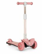 Lionelo Trotineta Timy Roz cu 3 roti LED ghidon reglabil pliabila platforma antiderapanta greutate suportata 50 kg varsta 3 ani+
