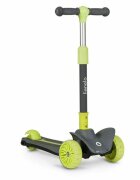 Lionelo Trotineta Timy Verde cu 3 roti LED ghidon reglabil pliabila platforma antiderapanta greutate suportata 50 kg varsta 3 ani+