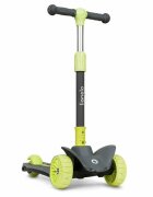 Lionelo Trotineta Timy Verde cu 3 roti LED ghidon reglabil pliabila platforma antiderapanta greutate suportata 50 kg varsta 3 ani+