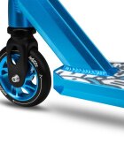 Lionelo Trotineta Whizz albastru pentru acrobatii din aluminiu frana Flex Fender greutate suportata 100 kg