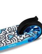 Lionelo Trotineta Whizz albastru pentru acrobatii din aluminiu frana Flex Fender greutate suportata 100 kg