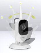 Lionelo Video monitor Babyline 3.2 Full HD Comunicare bidirectionala 2.8 inch Alb