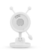 Lionelo Video monitor Babyline 3.4 Alb ecran LCD de 3.5 inch raza de actiune pana la 300 m conectare 4 camere autonomie 8 h lampa RGB incorporata cantece de leagan zoom 4x mod nocturn