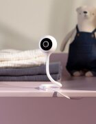 Lionelo Video monitor Babyline Smart cu aplicatie Smart Life cablu USB conexiune Wifi comunicare bidirectionala senzor de temperatura negru